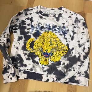 Def Leppard Tie-Dye Sweatshirt